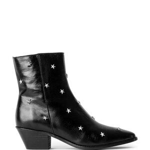 New in Box, Zadig & Voltaire star studded leather boots, sz 41, 10.5